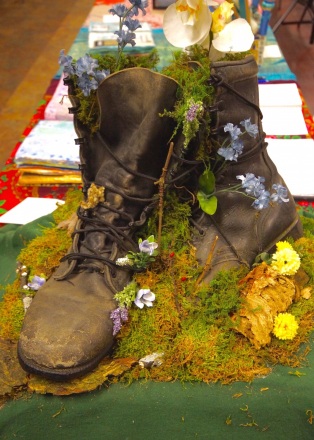 Altered Boots by Liz Warren, Great Lakes Regional FQA/Red Cedar Friends